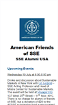 Mobile Screenshot of americanfriendsofsse.org